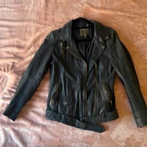 COPY - Muubba Leather Biker Jacket size 4US